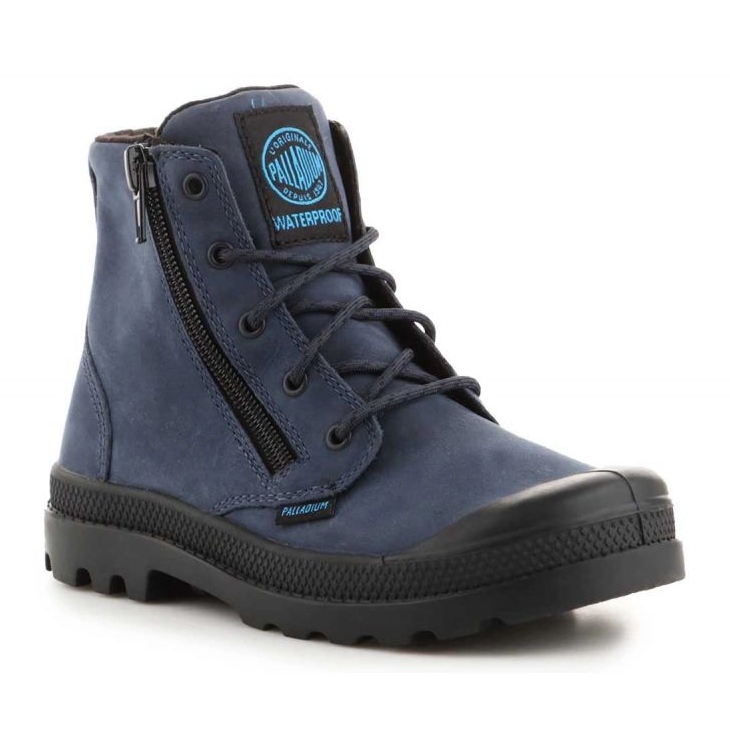Sapatos Palladium Pampa Olá Lea Gusset Jr 52744-432 azul 1