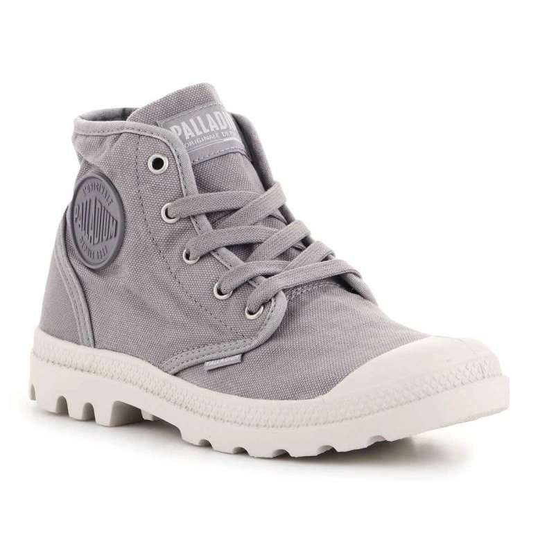 Palladium Us Pampa Hi F 92352-071-M Sapatos de flanela cinza 1