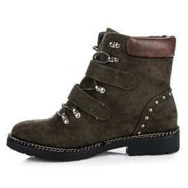 Vices Trabalhadores de vícios de camurça verde 1