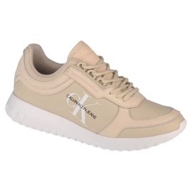 Sapatos Calvin Klein Runner com cadarço YW0YW00375-AEO bege 1