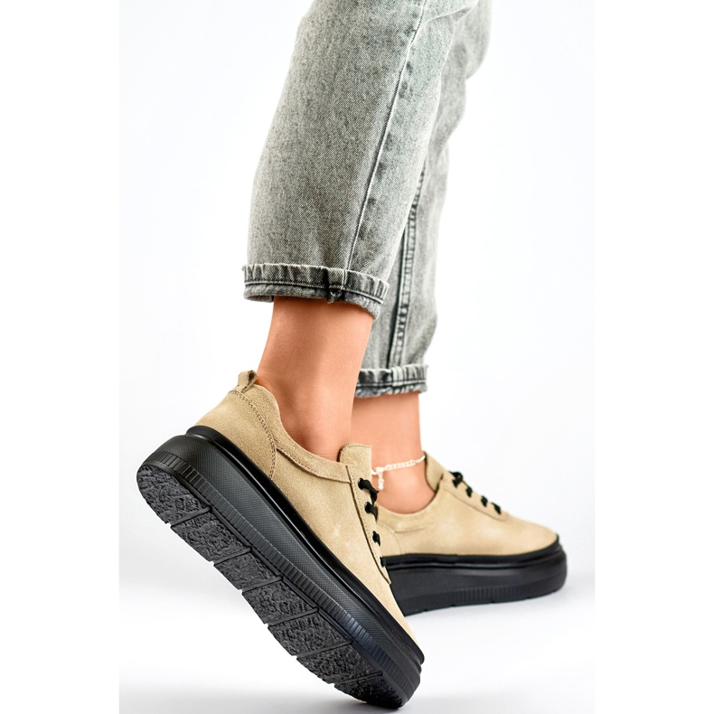 Calçado Esportivo Modelo GD-XF-120A-BE Bege - PRIMO 1