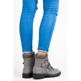 Vices Trabalhadores de camurça VICE cinza 1