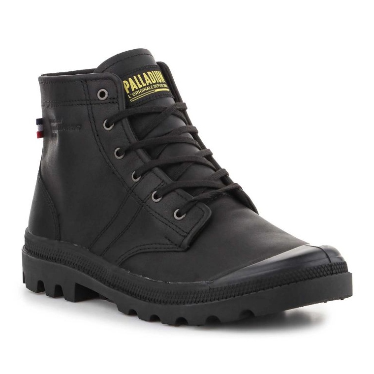 Sapatos Palladium Pallabrousse Legion Couro 77187-010-M preto 1