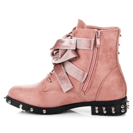 Vices Bolsas de camurça rosa 1