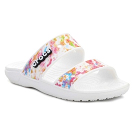 Sandália Crocs Classic Tie Dye Gráfico W 207283-928 multicolorido 1