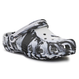 Chinelos Crocs Classic Marbled Clog 206867-103 preto 1