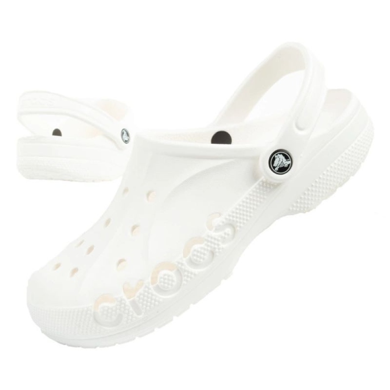 Chinelos Crocs Baya 10126-100, brancos 1