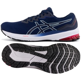 Tênis de corrida Asics GT-1000 11 1011B354-403 azul 1