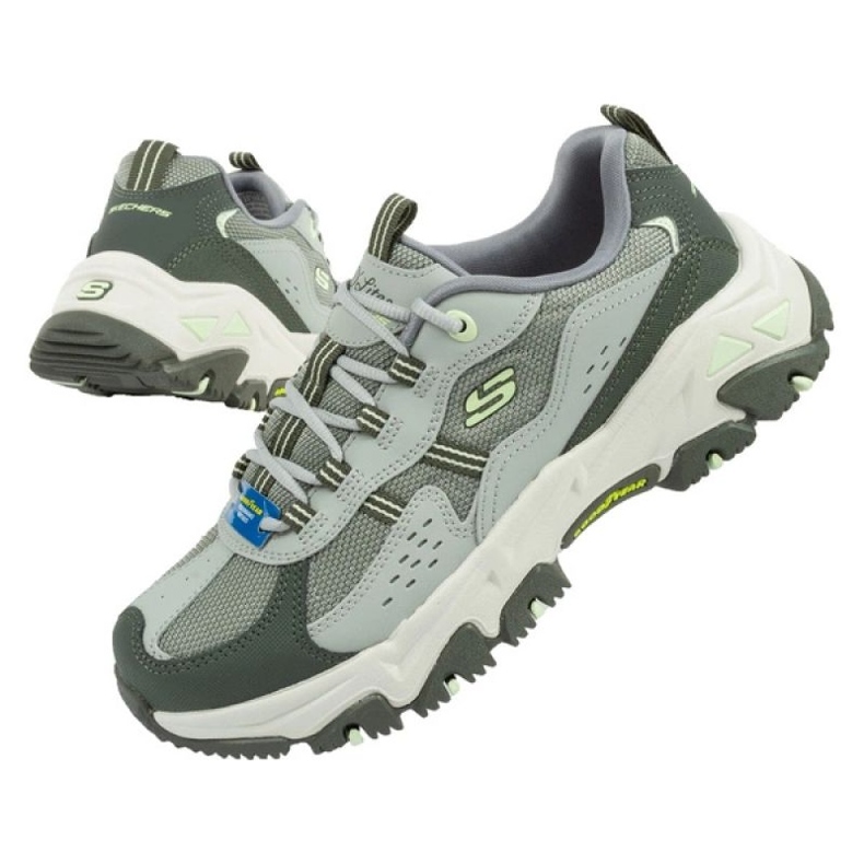 Skechers 180128/GRMT Tênis esportivos femininos de trekking verde 1
