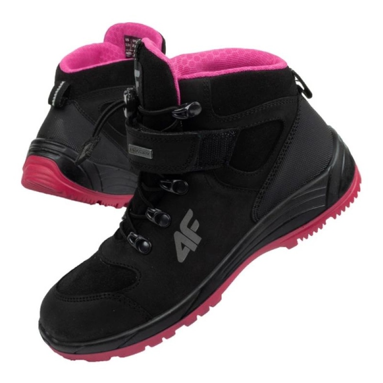 Sapatos de trekking 4F HJZ21-JOBMW251 21S preto 1