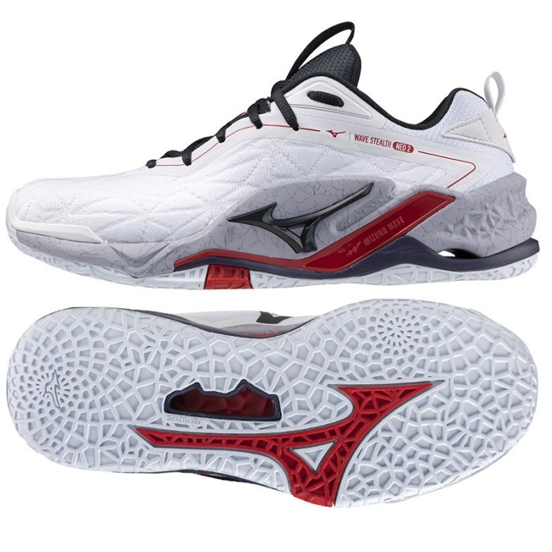 Tênis Mizuno Wave Stealth Neo 2 X1GA240021 branco 1