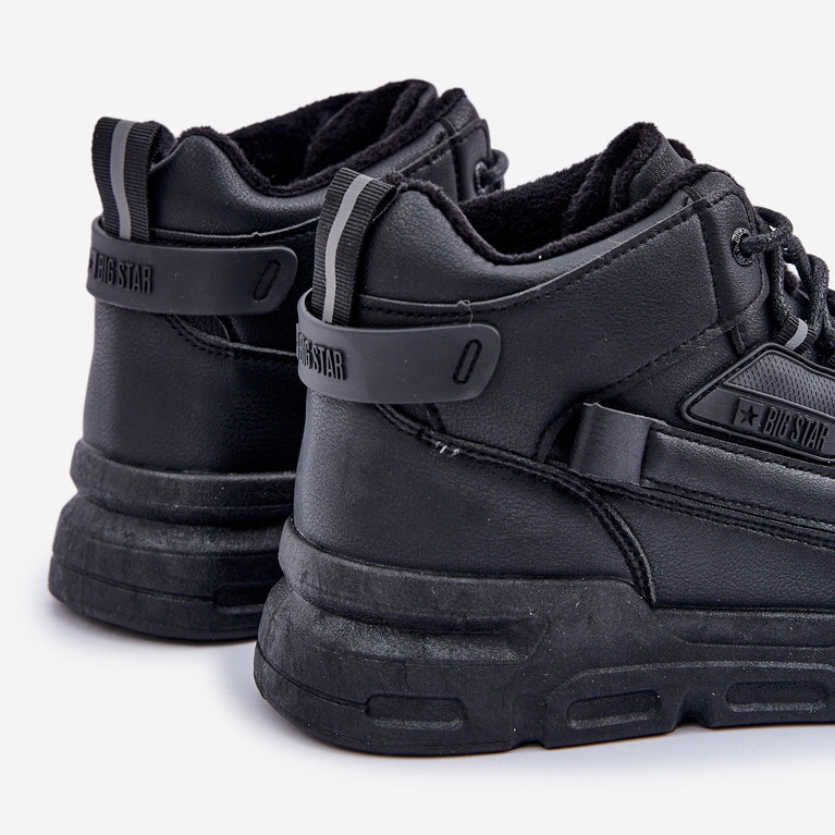 Tênis isolado masculino Big Star OO174587 HI-POLLY System MID preto 2
