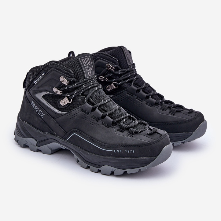 Calçado de trekking masculino Big Star OO174341 preto 1