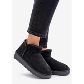 Botas de neve com plataforma feminina D.Franklin DFSH370010 pretas preto 1