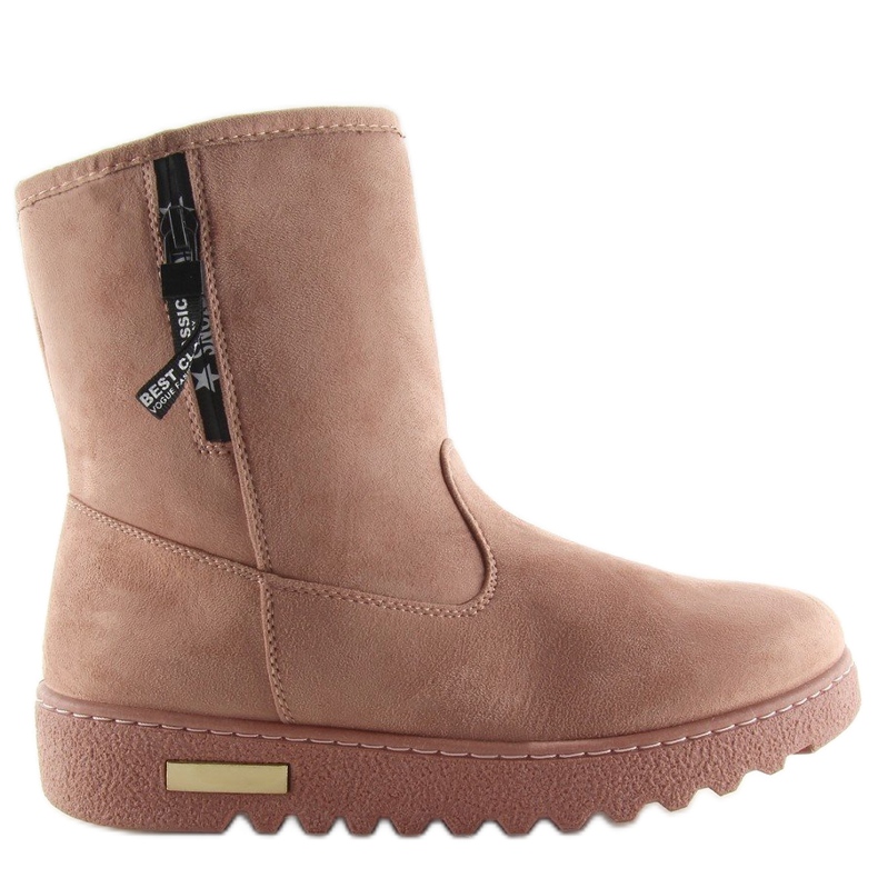 Botas de neve de mulher rosa AN-111 rosa 1 Botas de neve de mulher rosa AN-111 rosa 1