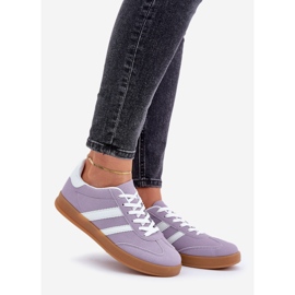 Tênis esportivo feminino baixo, roxo 1