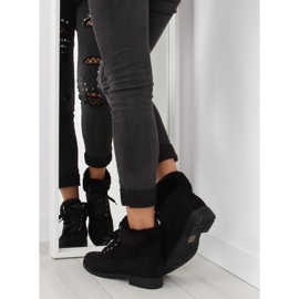 Botas femininas com cadarço pretas NC87 pretas preto 1 Botas femininas com cadarço pretas NC87 pretas preto 1