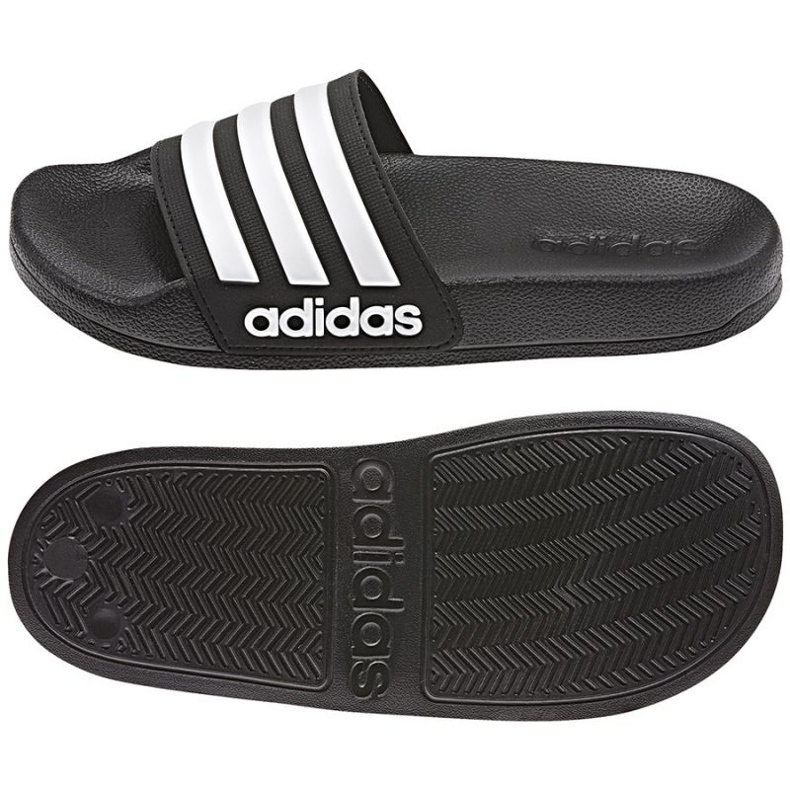 Chinelos Adidas Adilette Shower K G27625 preto 1