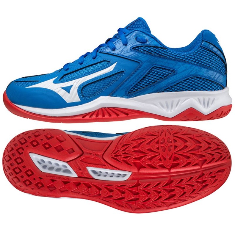 Tênis de voleibol Mizuno Lightning Star Z6 V1GD210324 azul azul 1