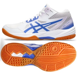 Tênis de voleibol Asics Gel-Task Mt 3 W 1072A081-104 branco 1 Tênis de voleibol Asics Gel-Task Mt 3 W 1072A081-104 branco 1