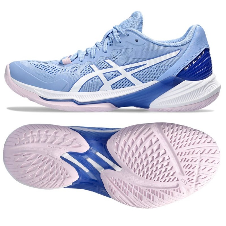 Tênis de voleibol Asics Sky Elite Ff 2 W 1052A053-403 azul 1