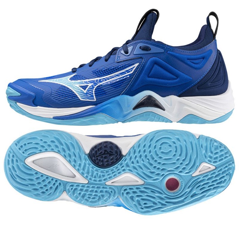 Tênis Mizuno Wave Momentum 3 V1GA231201 azul 1