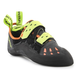Sapatos de escalada La Sportiva Tarantula Carbon Lime Punch 40R900729 cinza 1