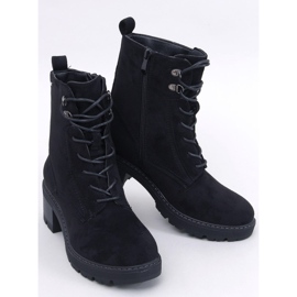 Botas femininas isoladas com pele, pretas preto 1 Botas femininas isoladas com pele, pretas preto 1