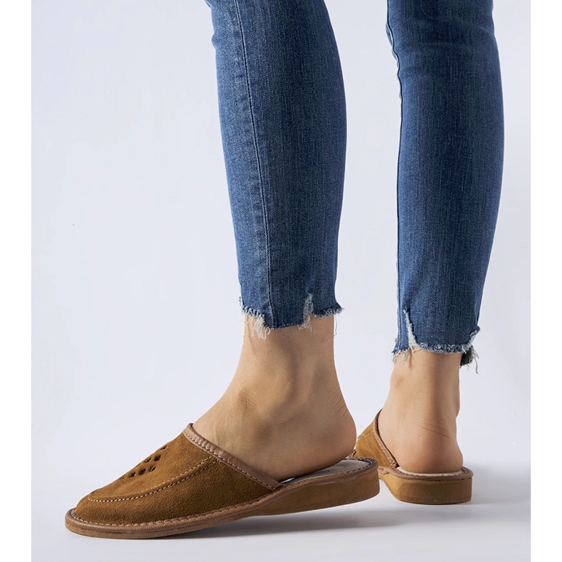 Chinelos highlander femininos marrons castanho 1