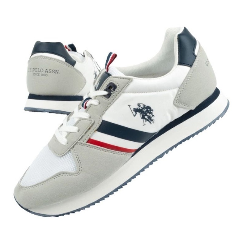 U.S. Polo Calçado desportivo US Polo ASSN. NOBIL006-WHI branco 1