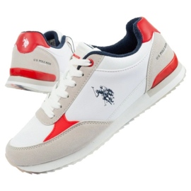 U.S. Polo Calçado desportivo US Polo ASSN. UP21M48062-WHI-RED01 branco 1