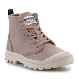 Sapatos de couro Palladium Pampa Hi Re-Vegn 74378-284-M bege 1