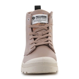Sapatos de couro Palladium Pampa Hi Re-Vegn 74378-284-M bege 2