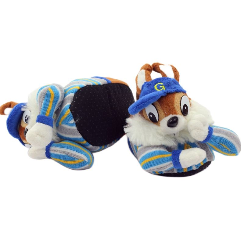 American Club Chinelos de estimação esquilo americano quente azul castanho 4
