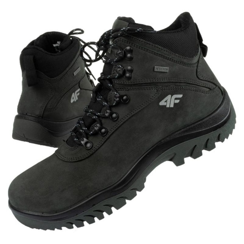 Tênis de trekking 4F OBMH205 22S preto 1