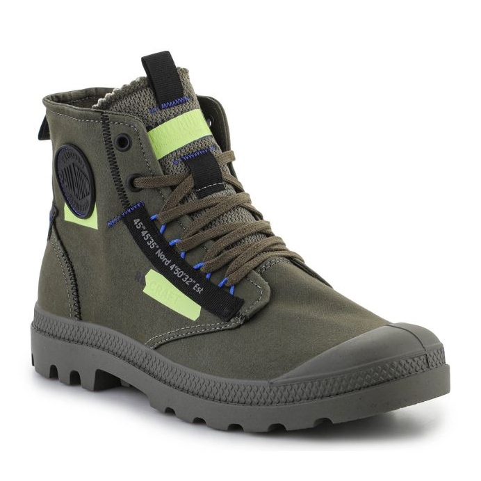 Sapatos Palladium Pampa Hi Re-Craft U 77220-309-M verde 1