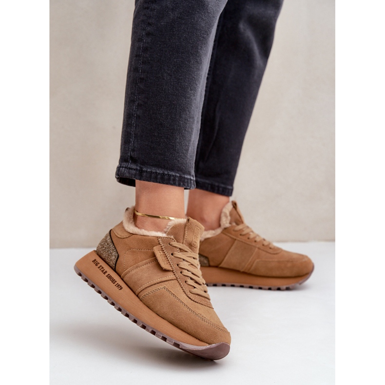 Calçados esportivos isolados Big Star OO274578 castanho 1