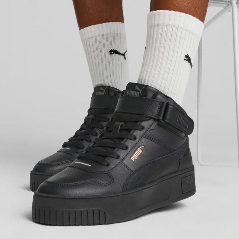 Sapatos Puma Carina Street Mid -02 preto 2