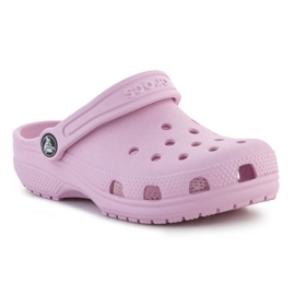 Chinelos Crocs Classic Clog Jr 206991-6GD rosa 1 Chinelos Crocs Classic Clog Jr 206991-6GD rosa 1