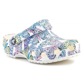 Crocs Classic Butterfly Clog Jr. 208297-94S azul 1 Crocs Classic Butterfly Clog Jr. 208297-94S azul 1