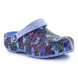 Chinelos Crocs Classic Butterfly Clog 208297-5Q7 azul 1 Chinelos Crocs Classic Butterfly Clog 208297-5Q7 azul 1