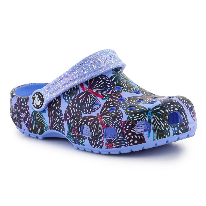 Chinelos Crocs Classic Butterfly Clog 208297-5Q7 azul 1 Chinelos Crocs Classic Butterfly Clog 208297-5Q7 azul 1