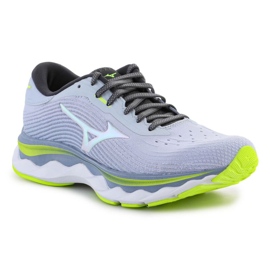 Tênis de corrida Mizuno Wave Sky 5 W J1GD210203 cinza 1