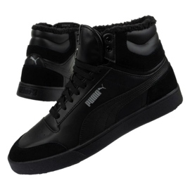 Sapatos de inverno Puma Shuffle Mid 387609 01 preto 1