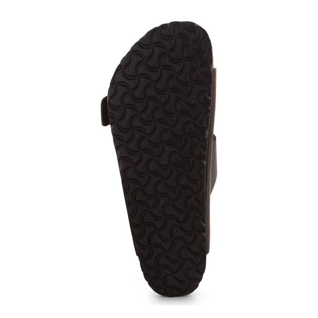 Chinelos masculinos Birkenstock Arizona 0452761 castanho 4