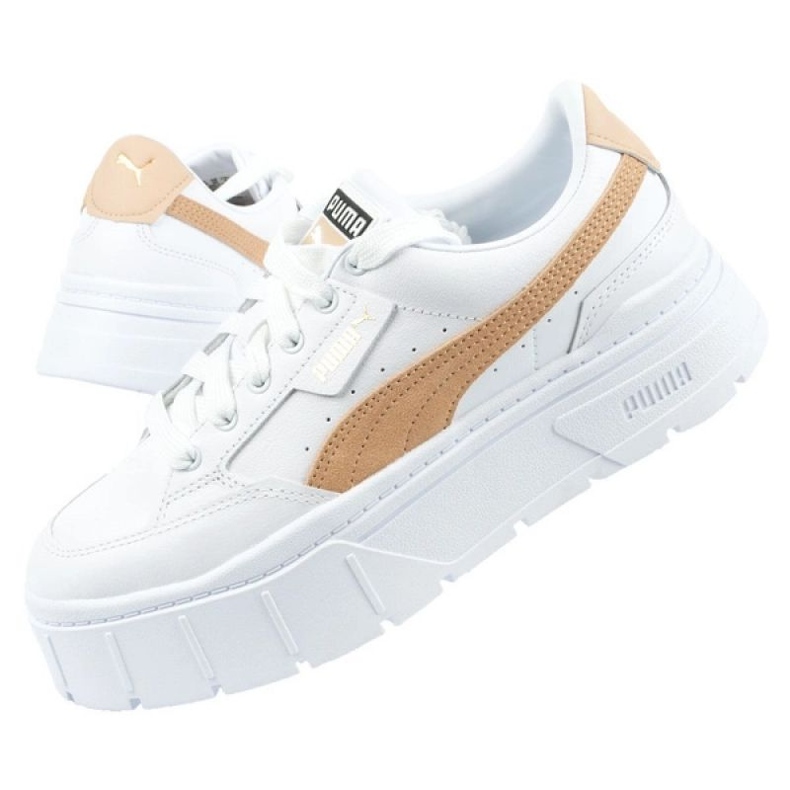 Puma Mayze Stack W 384363 03 tênis esportivo branco 1