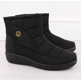 Botas de neve femininas Unisoft, pretas preto 2