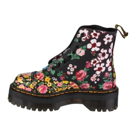 Sapatos Dr. Martens Sinclair Bex Floral Mash Up DM27128001 com flores preto 1
