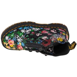 Sapatos Dr. Martens Sinclair Bex Floral Mash Up DM27128001 com flores preto 2