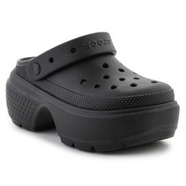 Chinelos Crocs Stomp Clog 209347-001 preto 2